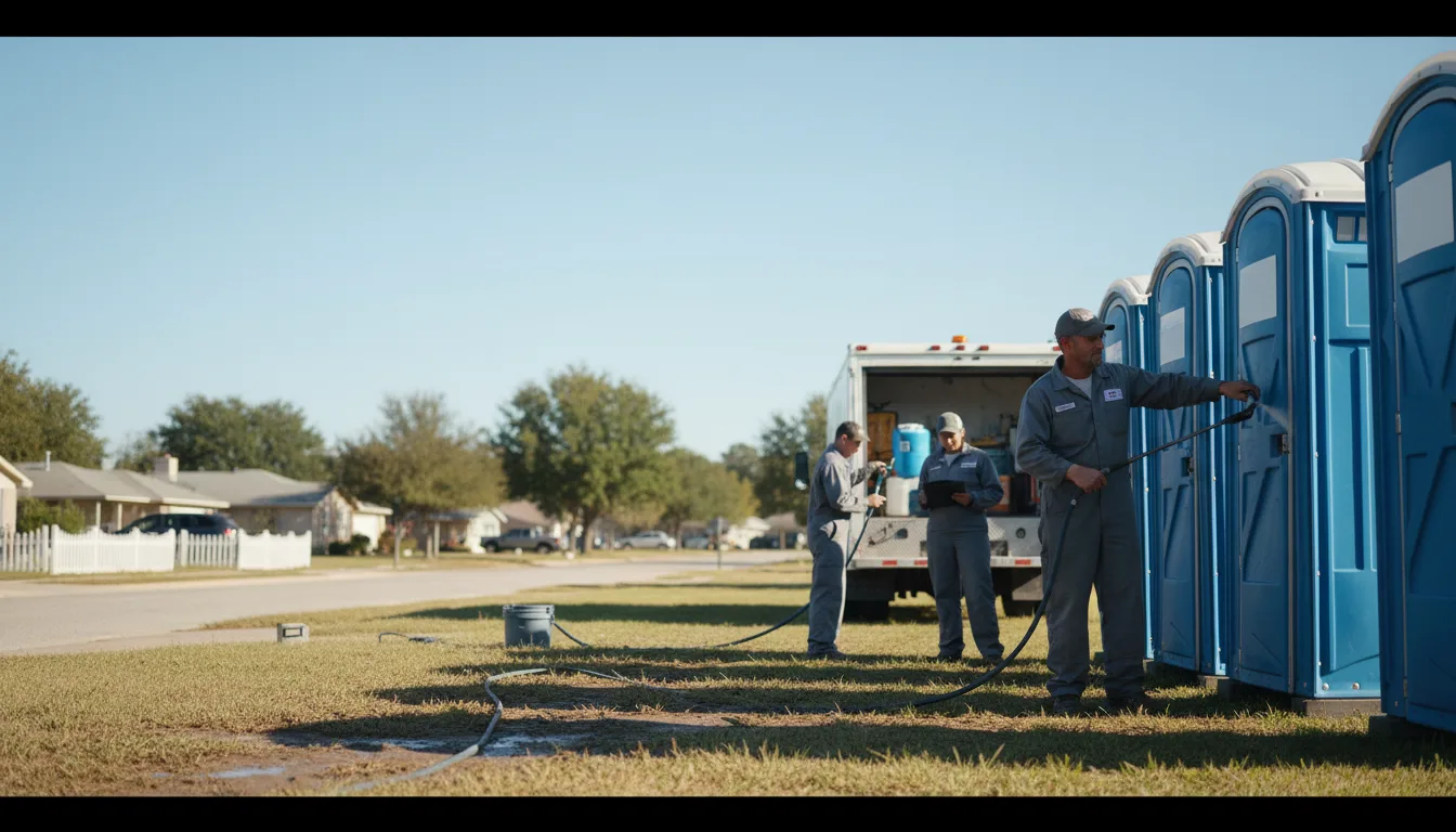 Long-Term Portable Toilet Rental in Gregory, AR near me